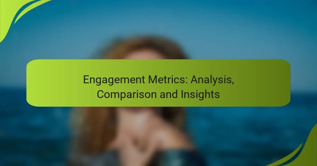 Engagement Metrics: Analysis, Comparison and Insights